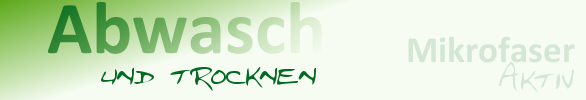 � Abwasch und Trocknen