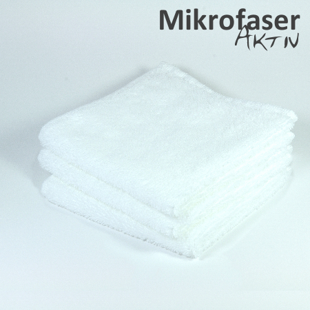 Aktiv Excellence Gesichtst�cher 3er Set, Microfaser [Wei�]