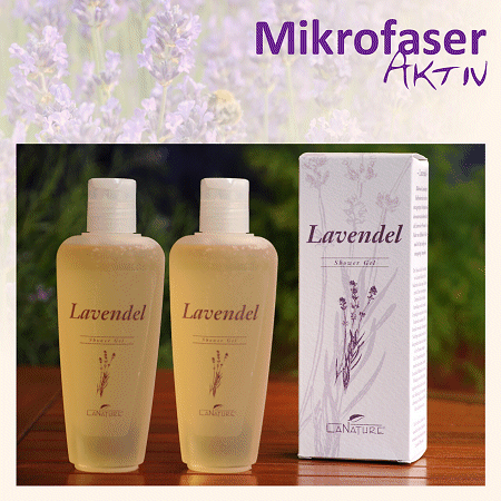 LaNature Lavendel Duschgel 2x200ml, Naturkosmetik