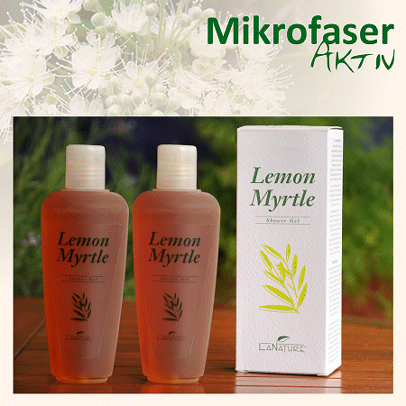 LaNature Lemon Myrtle Duschgel 2x200ml, Naturkosmetik