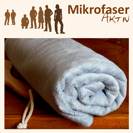 Aktiv Badetuch, Wohlf�hl-Microfleece [Schiefer]